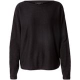 Gebreide Trui - Zwart - Met Glittergaren - Lange Mouwen