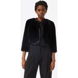 COMMA - Bolero - Zwart - Nepbont - Driekwart Mouw