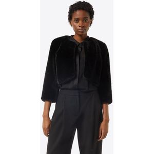 comma - Outdoor-Jacke - Korte Bolero - Zacht Teddy-Pluche