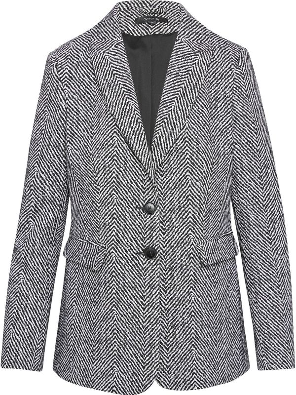 comma - Indoor-Blazer - Met Allover-patroon