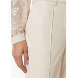 comma - Flared Broek - Lederlook - Middelhoge Taille - Enkellengte