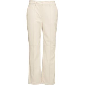 comma - Flared Broek - Lederlook - Middelhoge Taille - Enkellengte