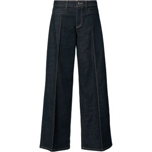 COMMA - Jeans - Navy - High Waist - Regular Fit - Lang/maxi