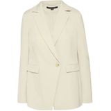 Blazer - Effen - Viscose - Lange Mouw - Licht Gevoerd