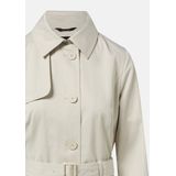 COMMA - Tussenmantel - Ecru - Trenchcoat - Normale Pasvorm