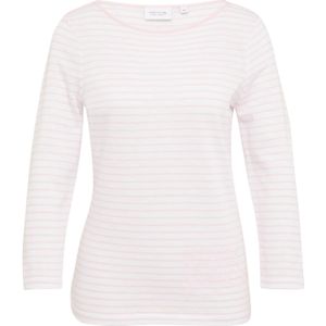 comma casual identity - Top - Lichtroze - Lange Mouw - Ronde Hals