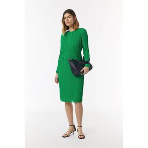 comma midi jurk groen