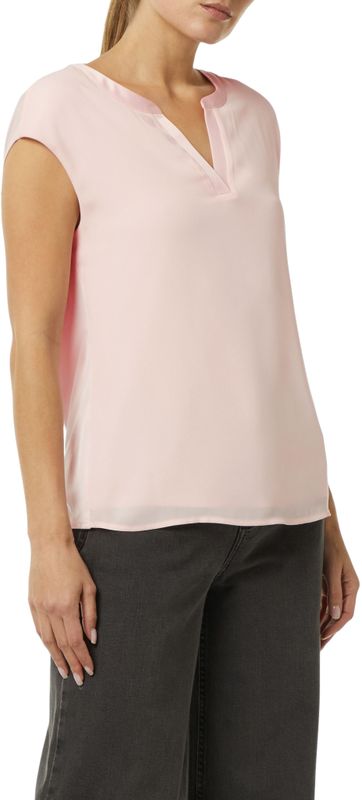 comma - T-Shirt - Regular Fit - Zacht - Viscose-Elastaanmix