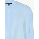 Vesten - Effen - Knitwear - Geribbeld Gebreid - Driekwart Mouw