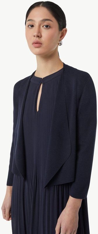 Vesten - Effen - Knitwear - Driekwart Mouw - Normale Pasvorm