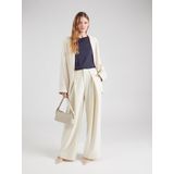 COMMA - Shirt - Navy - Effen - Halve Mouw - Normale Pasvorm