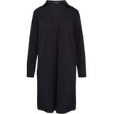 Comma - Zomerjurk - Zwart - Katoen