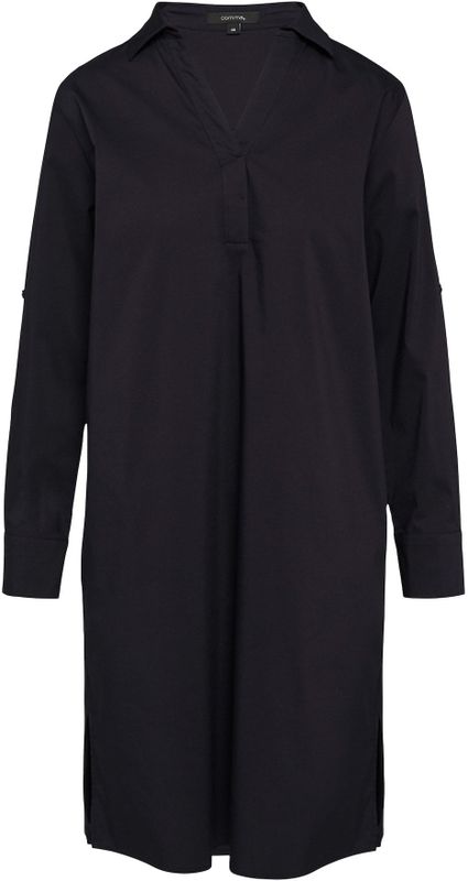 Comma - Zomerjurk - Zwart - Katoen