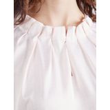 Comma - Satijnen Blouse - Rosé - Met Print All-Over