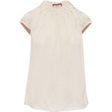 Comma - Satijnen Blouse - Rosé - Met Print All-Over