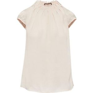 Comma - Satijnen Blouse - Rosé - Met Print All-Over