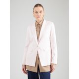 Comma - Getailleerde Blazer - Roze - Leer