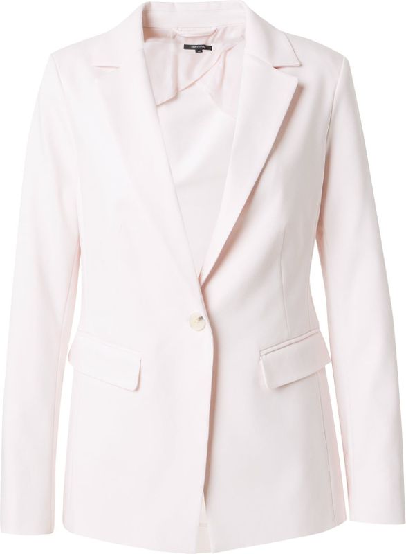 Comma - Getailleerde Blazer - Roze - Leer