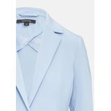 Comma - Jasje - Trenchcoat - Canal Blue - Met Reverskraag