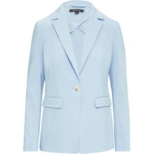 Comma - Jasje - Trenchcoat - Canal Blue - Met Reverskraag