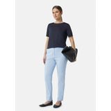 Pantalons - Effen - Katoen - Slimfit - Mid Waist - Lang