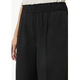 COMMA - Bandplooibroek - Zwart - Loosefit - High Waist