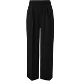 COMMA - Bandplooibroek - Zwart - Loosefit - High Waist