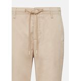 Comma - Chino Broek - Beige - Katoen