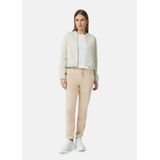 Comma - Chino Broek - Beige - Katoen
