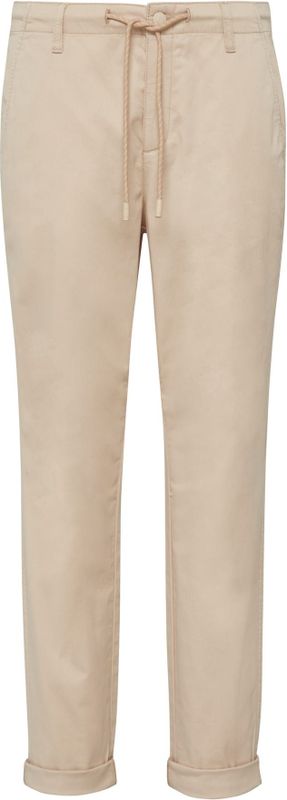 Comma - Chino Broek - Beige - Katoen