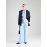 COMMA - Blouse - Lichtblauw - Blouseshirt - Kwartmouw - Normale Pasvorm