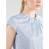 Light Blue Blouse - Ronde Hals - Korte Mouwen - Regular Fit