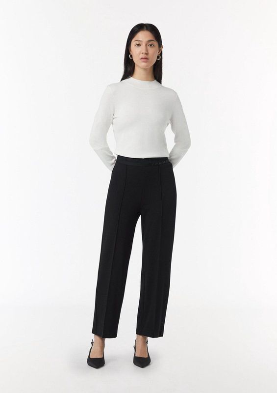 COMMA - Broek - Zwart - Lang/maxi - Regular Fit - Mid Waist