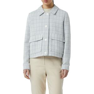 Comma Kurzjacke aus Tweed, in verkürzter Form