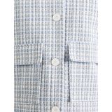 Bouclé - Geruit - Tussenjas - Licht Gevoerd - Normale Pasvorm