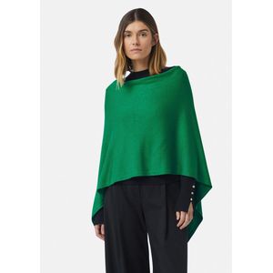COMMA - Cape - Smaragd - Knitwear - Verlengd Rugpand