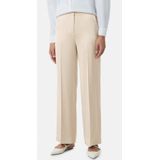 comma - Wijde Broek - Beige - Regular Taille