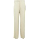 comma - Wijde Broek - Beige - Regular Taille