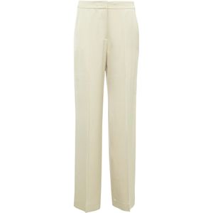 comma - Wijde Broek - Beige - Regular Taille