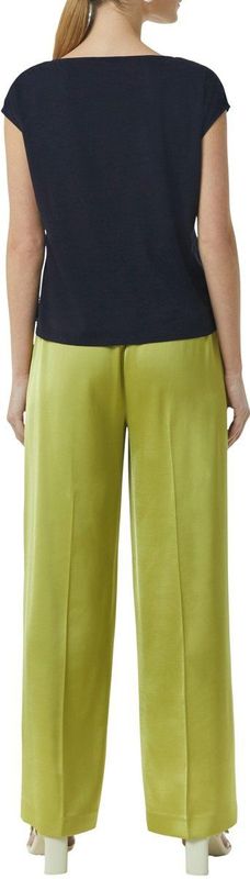 COMMA Shirt  lichtblauw / kiwi / zwart / wit