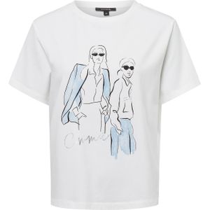 comma T-shirt wit