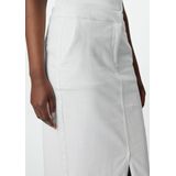 comma - Midi Denim Rok - Gewassen - Spijkerrok