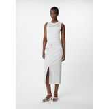 comma - Midi Denim Rok - Gewassen - Spijkerrok