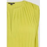 comma - Blouse - Mouwloos - Met Plooidetails