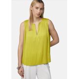 comma - Blouse - Mouwloos - Met Plooidetails