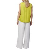 comma - Blouse - Mouwloos - Met Plooidetails