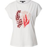 COMMA Shirt  nude / rood / wit