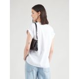 COMMA - Blouse - Aqua - Blouseshirt - Gevoerde Zoom/Rand