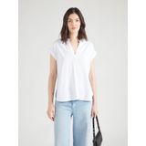 COMMA - Blouse - Aqua - Blouseshirt - Gevoerde Zoom/Rand