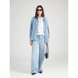 COMMA - Blouse - Aqua - Blouseshirt - Gevoerde Zoom/Rand